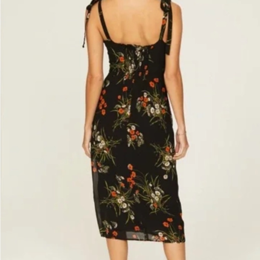 NWT Reformation Besse Tie Strap Floral Dress - Picture 2 of 3